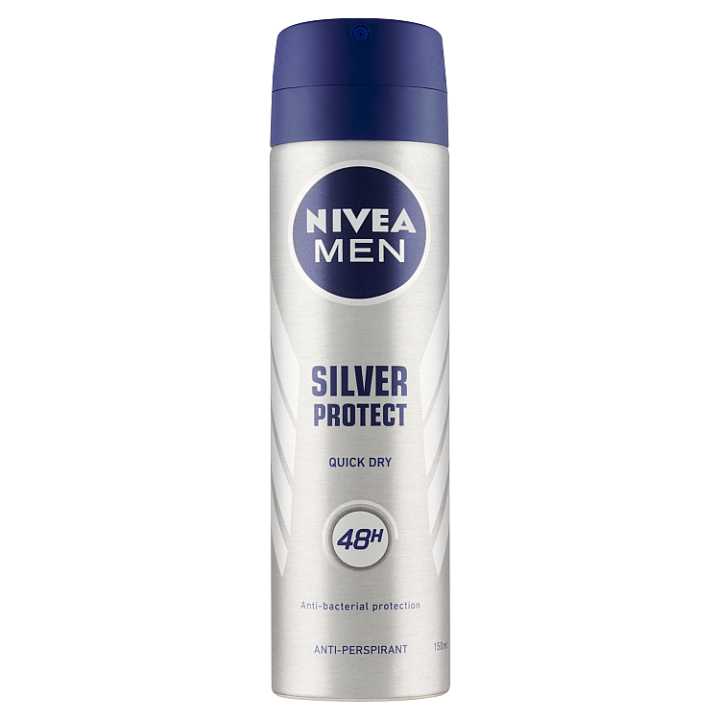 E-shop Nivea Men Silver Protect Sprej antiperspirant 150ml
