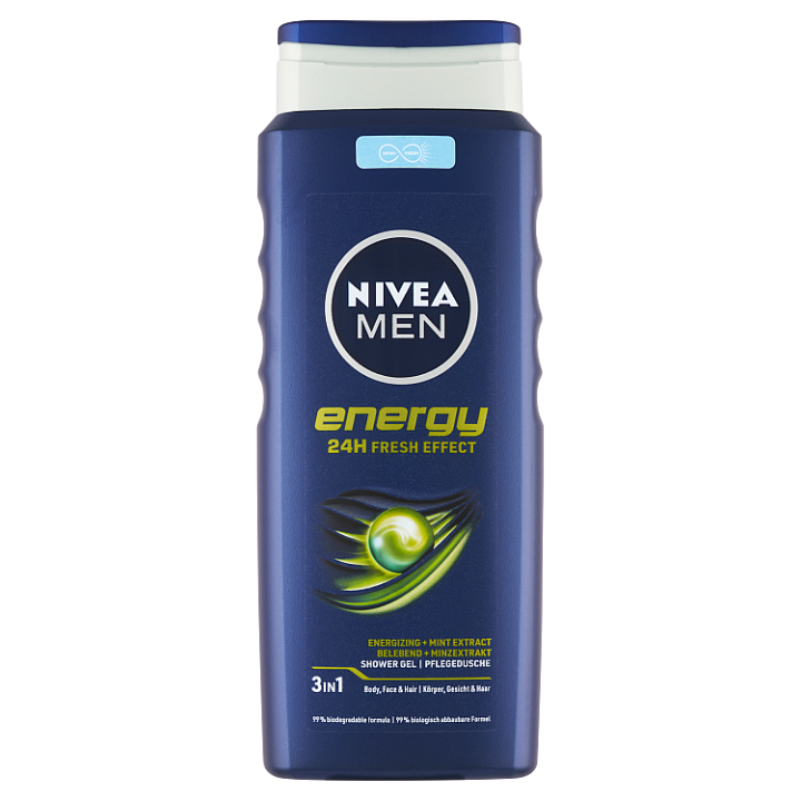 E-shop Nivea Men Energy Sprchový gel 500ml