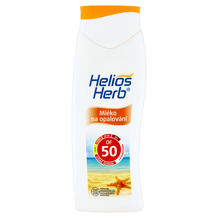 E-shop Helios Herb Mléko na opalování OF 50 200ml
