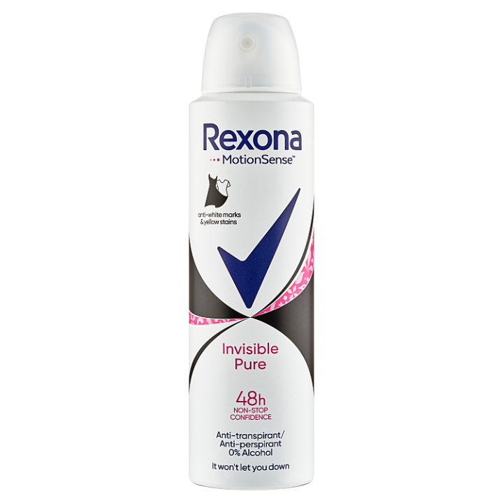 E-shop Rexona Invisible Pure Antiperspirant sprej 150ml