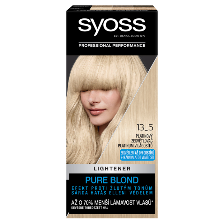 E-shop Syoss barva na vlasy Platinový zesvětlovač 13_5