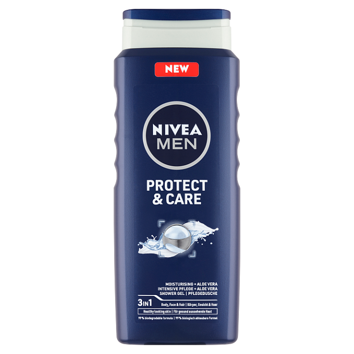E-shop Nivea Men Protect & Care Sprchový gel 500ml