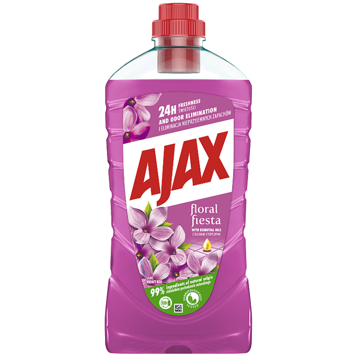 E-shop Ajax Floral Fiesta Lilac Flower univerzální čistící prostředek fialový 1000 ml