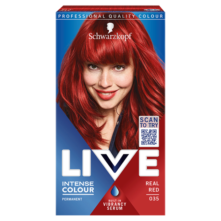 E-shop Schwarzkopf Live Intense Colour barva na vlasy Pravá červená 035