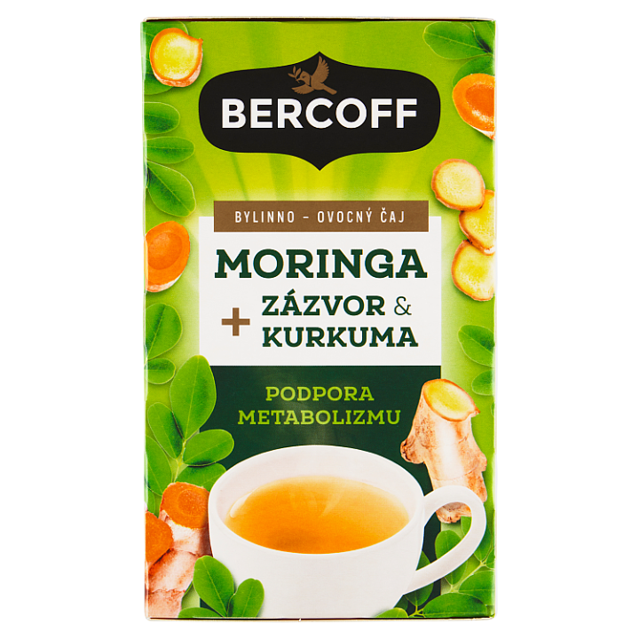 Bercoff Moringa bylinno-ovocný čaj 16 x 1,5g (24g)