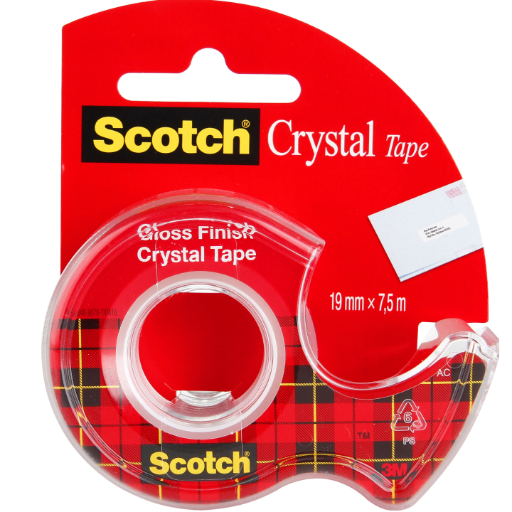 E-shop Scotch lepicí páska krystalicky čirá 19 mm x 7,5 m