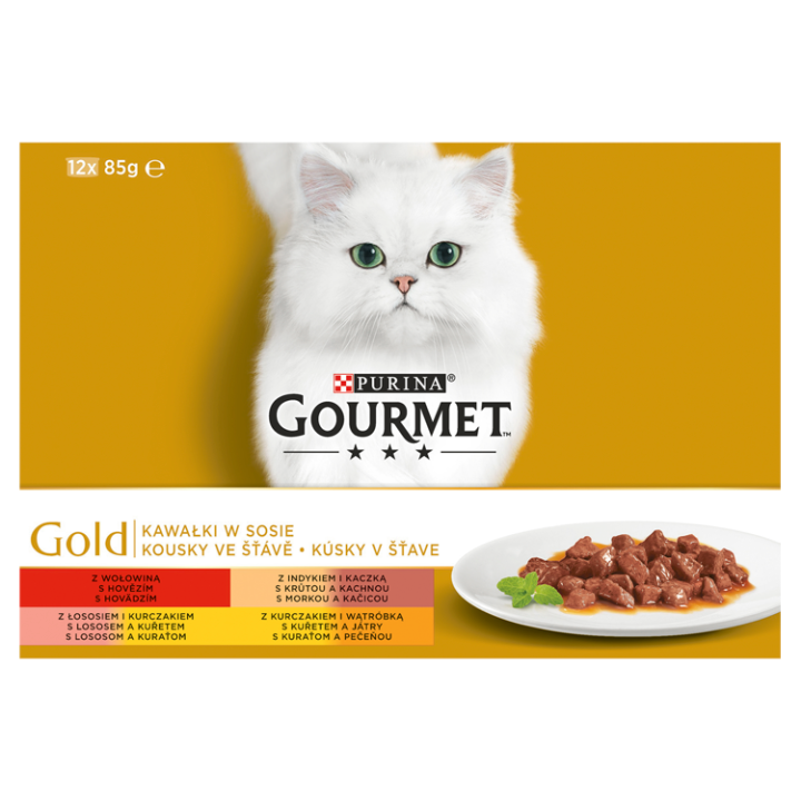 E-shop GOURMET Gold Multipack kousky ve šťávě 12 x 85g