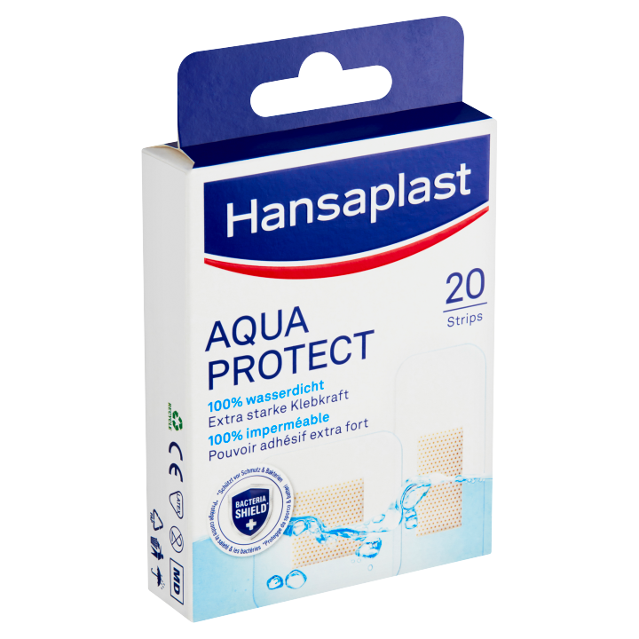 E-shop Hansaplast Aqua Protect Vodotěsná náplast 20 ks
