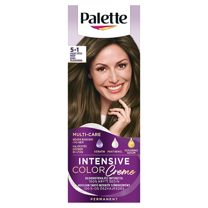 E-shop Palette Intensive Color Creme barva na vlasy Ledový světle hnědý 5-1