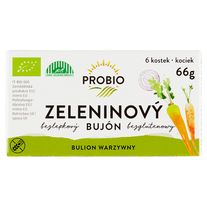 E-shop Probio Bujón Zeleninový - kostky 6 x 0,5 l 66 g Bio