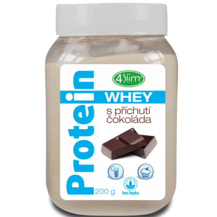 E-shop 4Slim Whey protein s příchutí čokoláda 200g