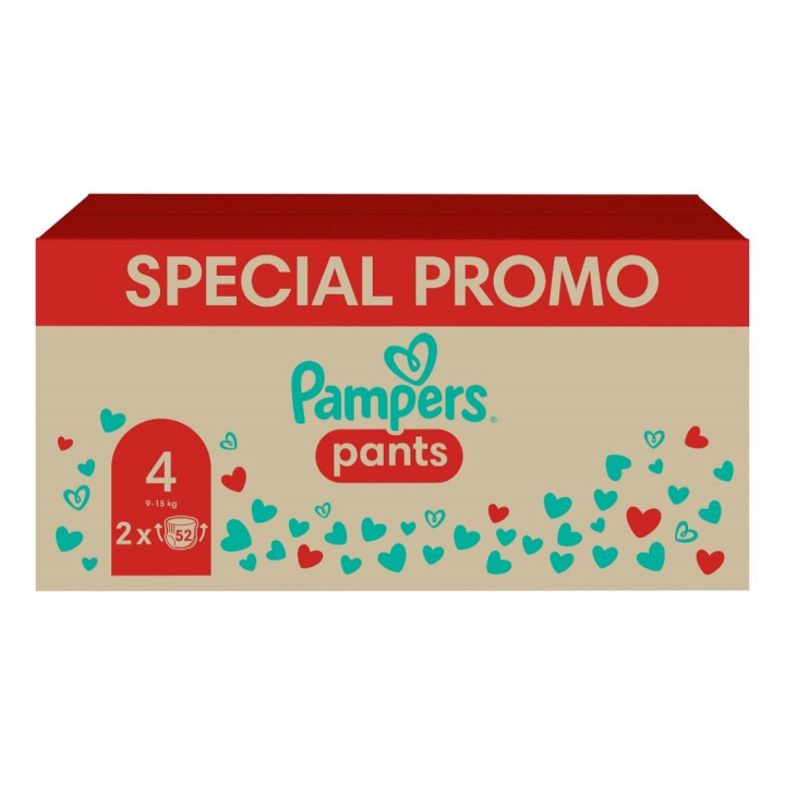 E-shop Pampers Pants Jumbo pack, Velikost 4 104ks