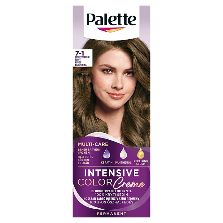 E-shop Palette Intensive Color Creme barva na vlasy Ledový středně plavý 7-1