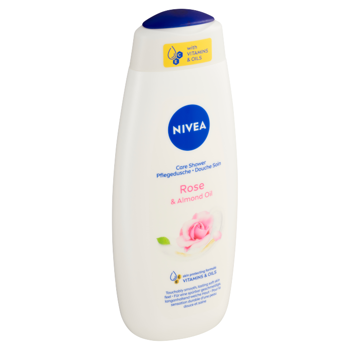 E-shop Nivea Rose & Almond Oil Pečující sprchový gel 500ml