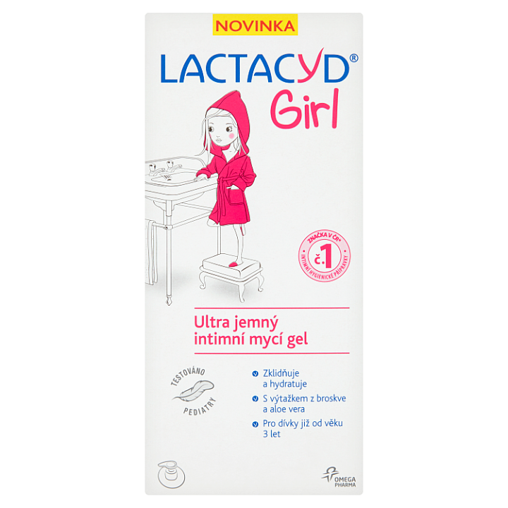 E-shop Lactacyd Girl ultra jemný intimní mycí gel 200ml