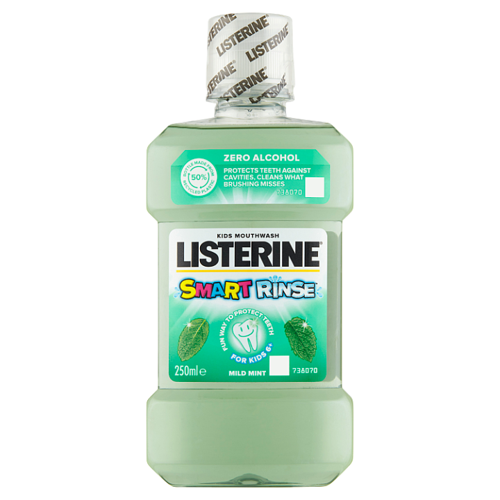 E-shop Listerine Smart Rinse Mild Mint ústní voda 250ml