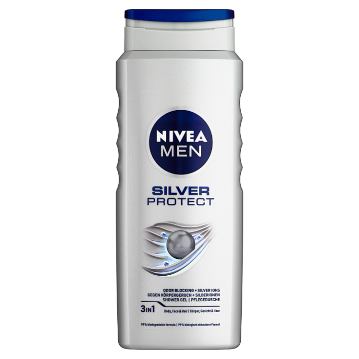 E-shop Nivea Men Silver Protect Sprchový gel 500ml