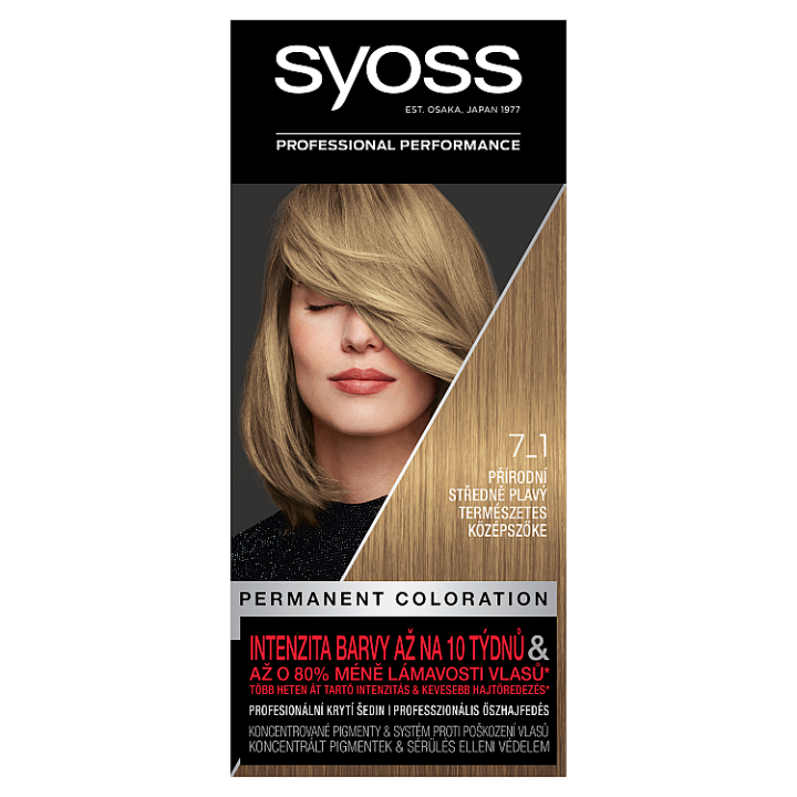 E-shop Syoss barva na vlasy Přírodní Středně Plavý 7_1