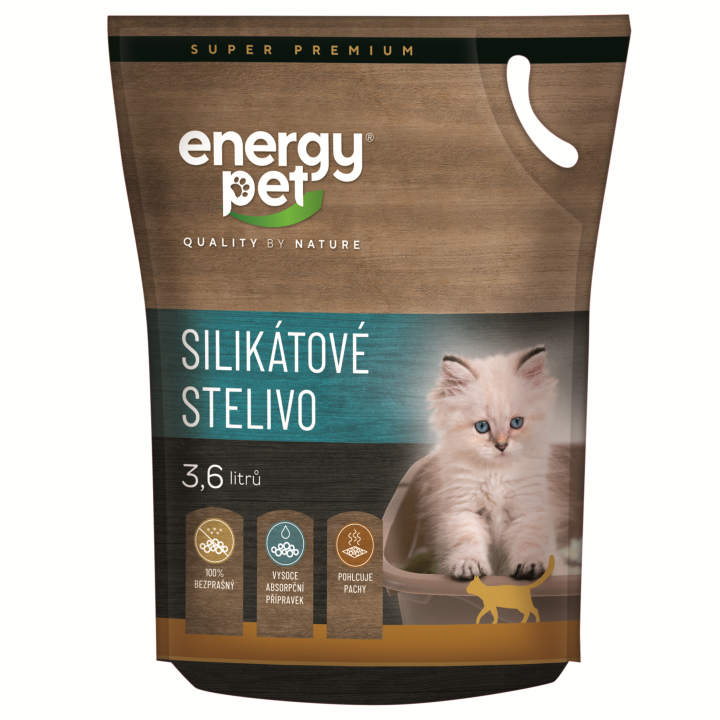 E-shop Energy Pet Silikátové stelivo 3,6l