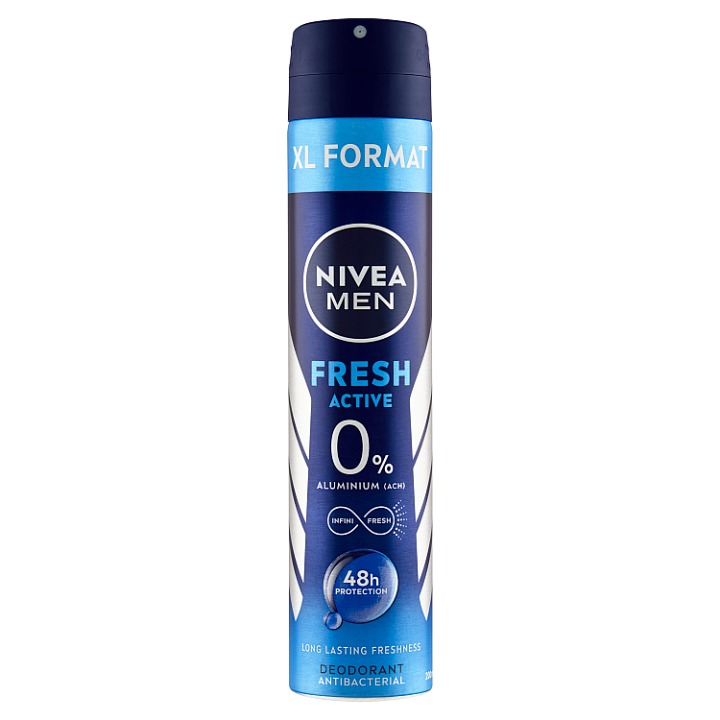 E-shop Nivea Men Fresh Active Sprej deodorant 200ml