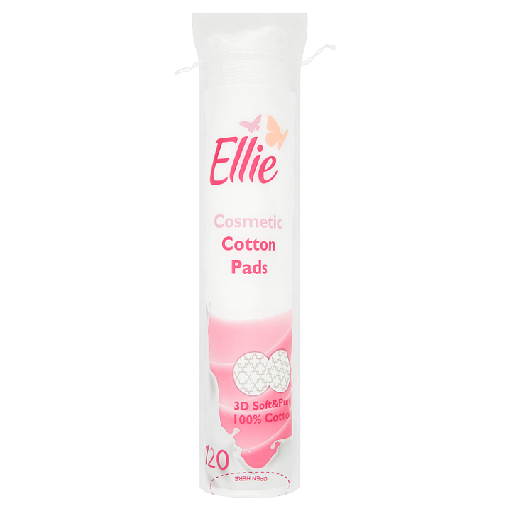 E-shop Ellie Kosmetické vatové polštářky 120 kusů