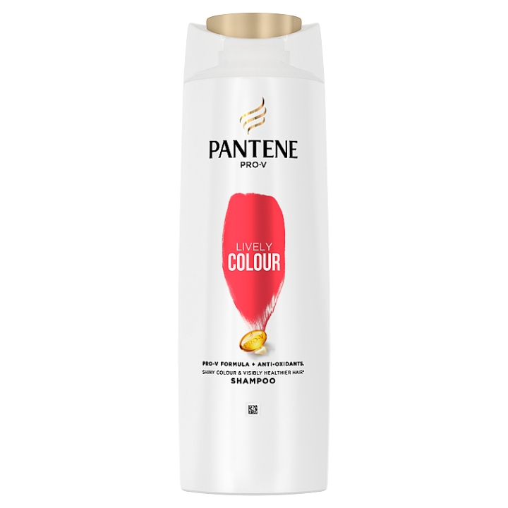 E-shop Pantene Pro-V Lively Color Shampoo, se složením Pro-V a antioxidanty, pro barvené vlasy, 400 ML