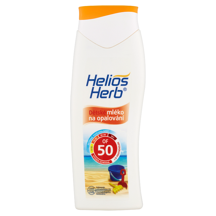 Helios Herb Dětské mléko na opalování OF 50 200ml