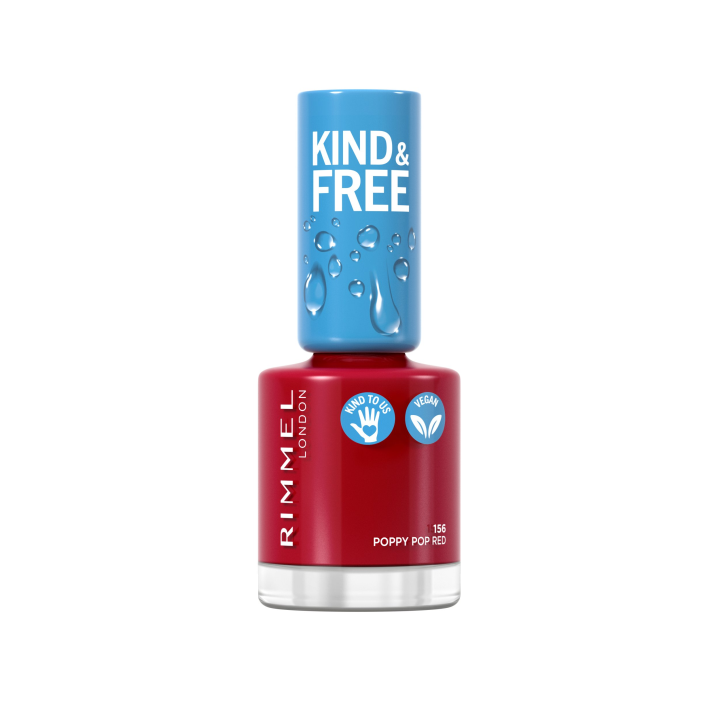 E-shop Rimmel Kind&Free vegan lak 156 red
