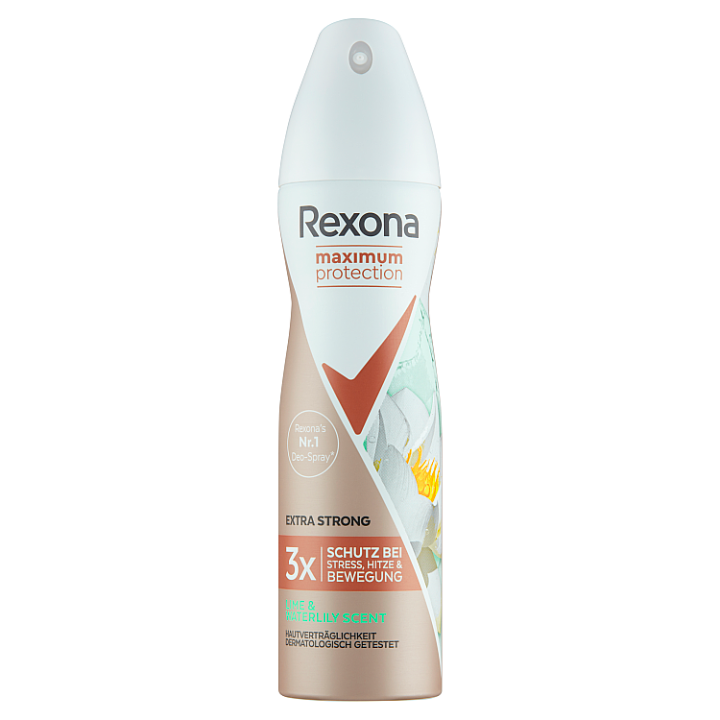 E-shop Rexona Maximum Protection Lime & Waterlily Scent antiperspirant sprej 150ml