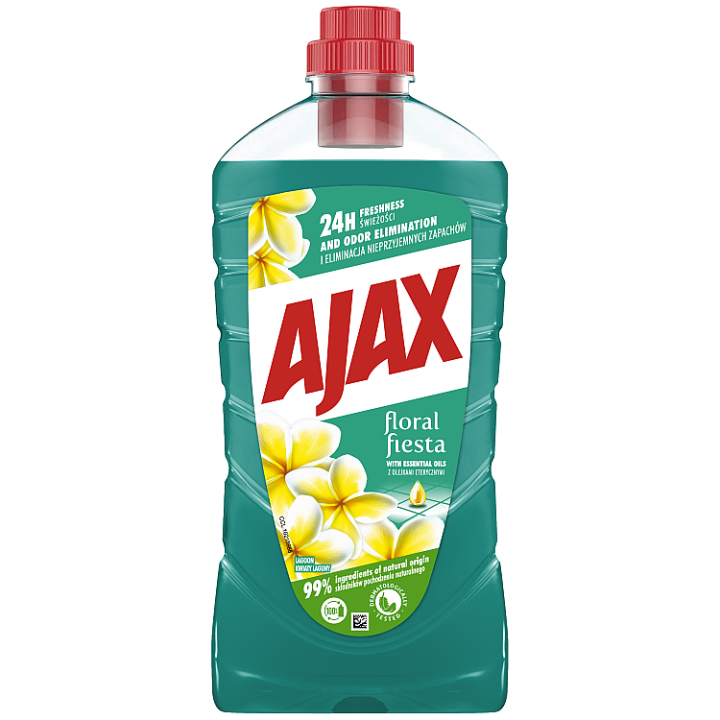 E-shop Ajax Floral Fiesta Lagoon univerzální čistící prostředek modrý 1000 ml
