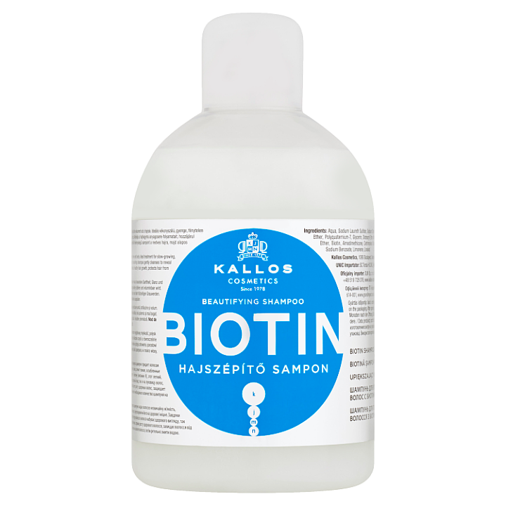E-shop Kallos KJMN Biotin zkrášlující šampon 1000ml