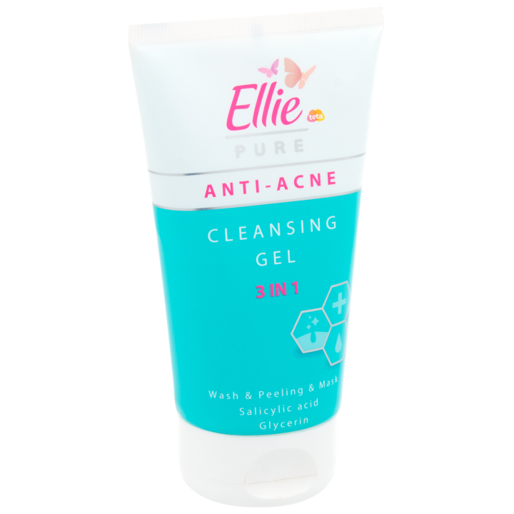 E-shop Ellie Pure Anti-acne čisticí gel 3v1 150ml