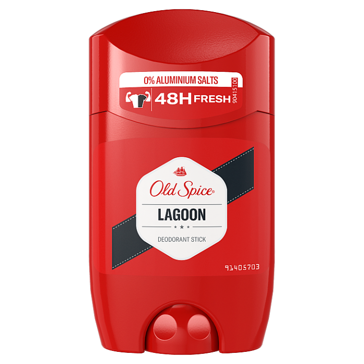 E-shop Old Spice Lagoon Tuhý Deodorant Pro Muže 50 ml, 48h Svěžest, Bez Obsahu Hliníku