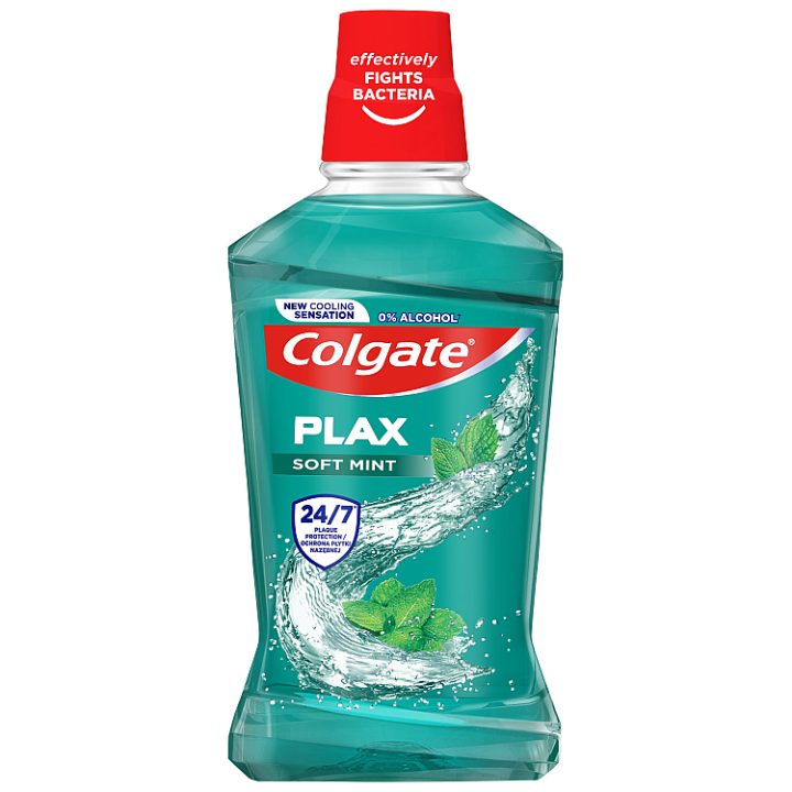 E-shop Colgate Plax Soft Mint ústní voda bez alkoholu 500ml