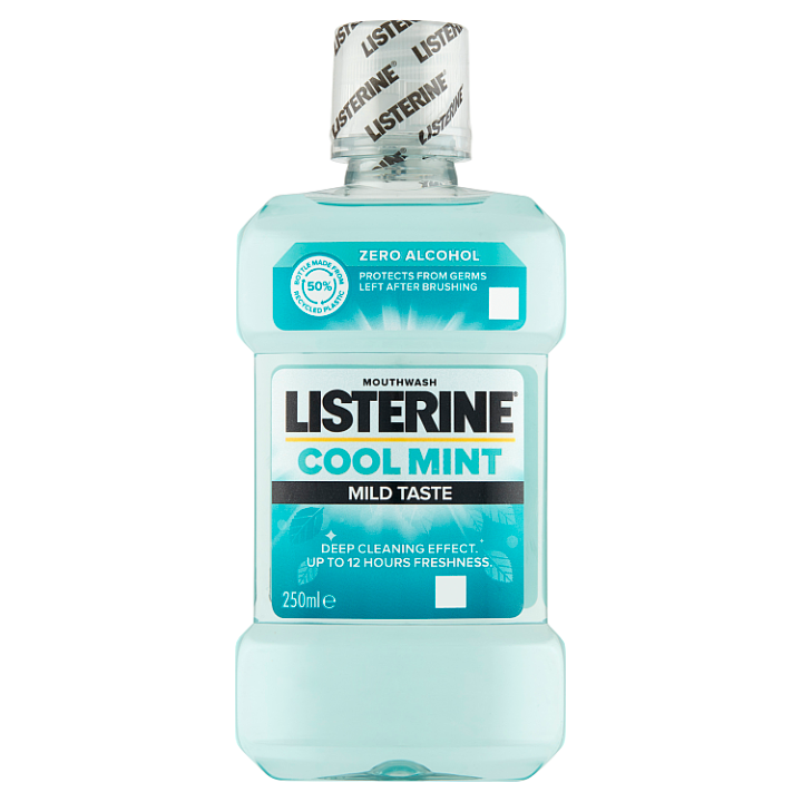E-shop Listerine Cool Mint Mild Taste ústní voda 250ml