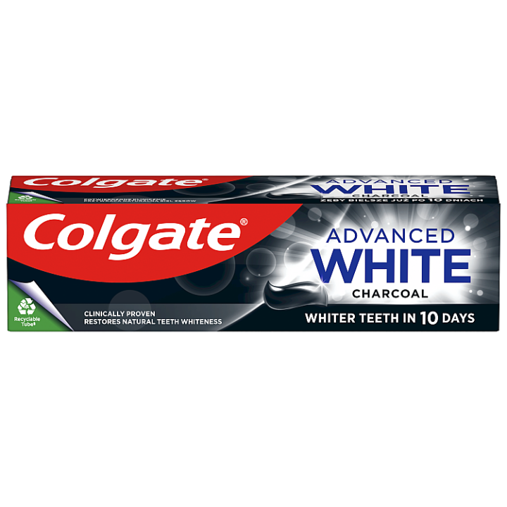 E-shop Colgate Advanced White Charcoal bělicí zubní pasta 75ml