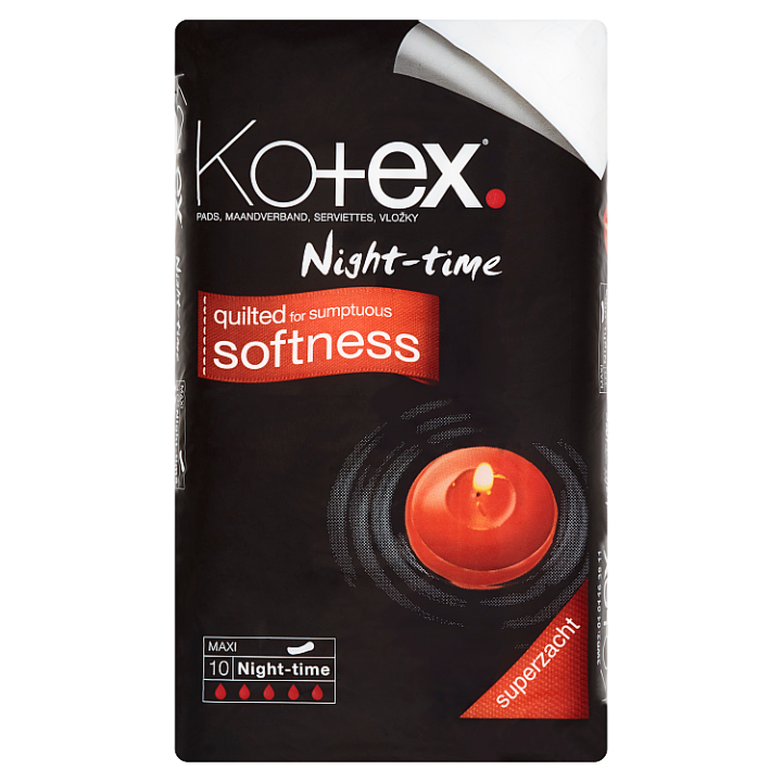 E-shop Kotex Night-time maxi vložky 10 ks
