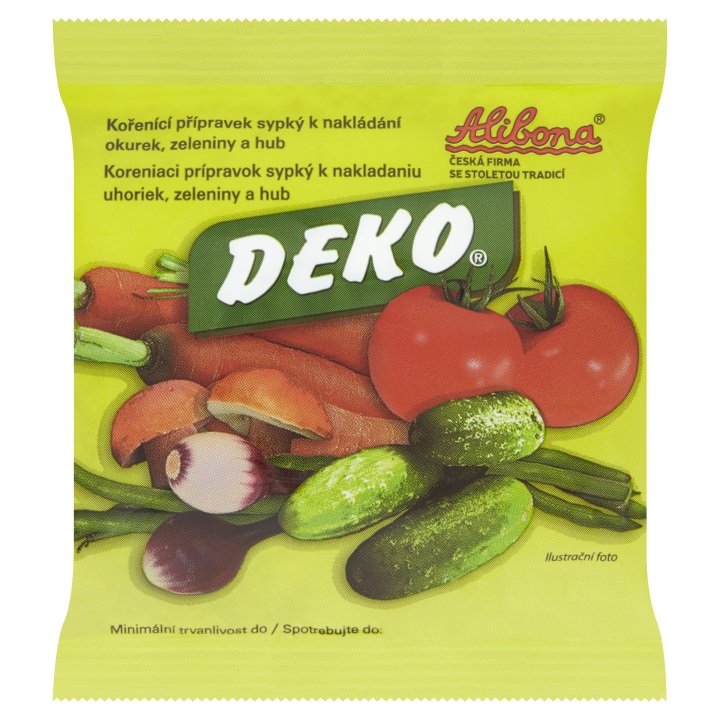 E-shop Alibona Deko Kořenící přípravek sypký k nakládání okurek, zeleniny a hub 100g