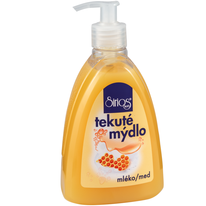 E-shop Sirios herb Tekuté mýdlo mléko/med 500ml