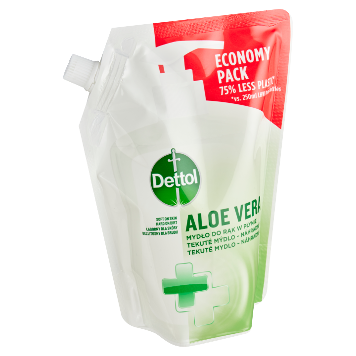 E-shop Dettol Aloe vera tekuté mýdlo náhradní náplň 500ml