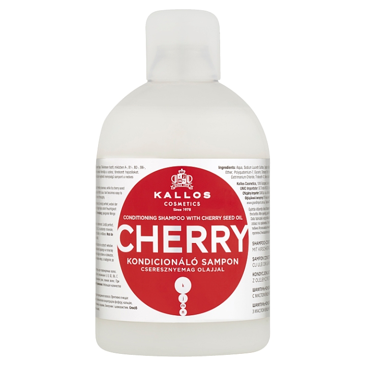 E-shop Kallos KJMN Cherry ošetřující šampon z jader třešní 1000ml