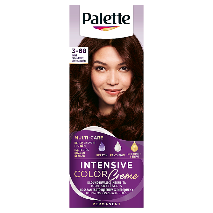 E-shop Palette Intensive Color Creme barva na vlasy Tmavě mahagonový 3-68