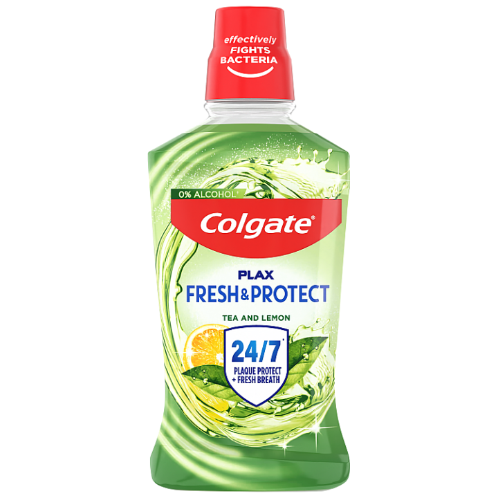 Colgate Plax Tea&Lemon ústní voda bez alkoholu 500 ml