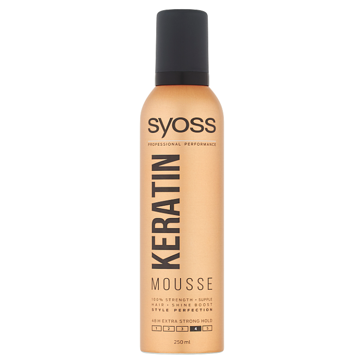 E-shop Syoss pěnové tužidlo Keratin 250ml