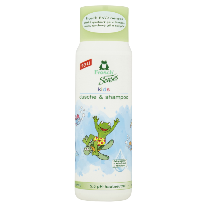 E-shop Frosch EKO Senses dětský sprchový gel a šampon 300ml
