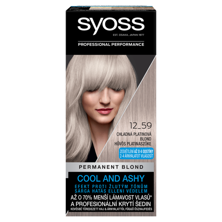 E-shop Syoss barva na vlasy Chladná Platinová Blond 12_59