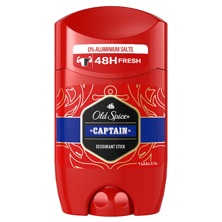 E-shop Old Spice Captain Tuhý Deodorant Pro Muže 50ml, 48h Svěžest, Bez Obsahu Hliníku