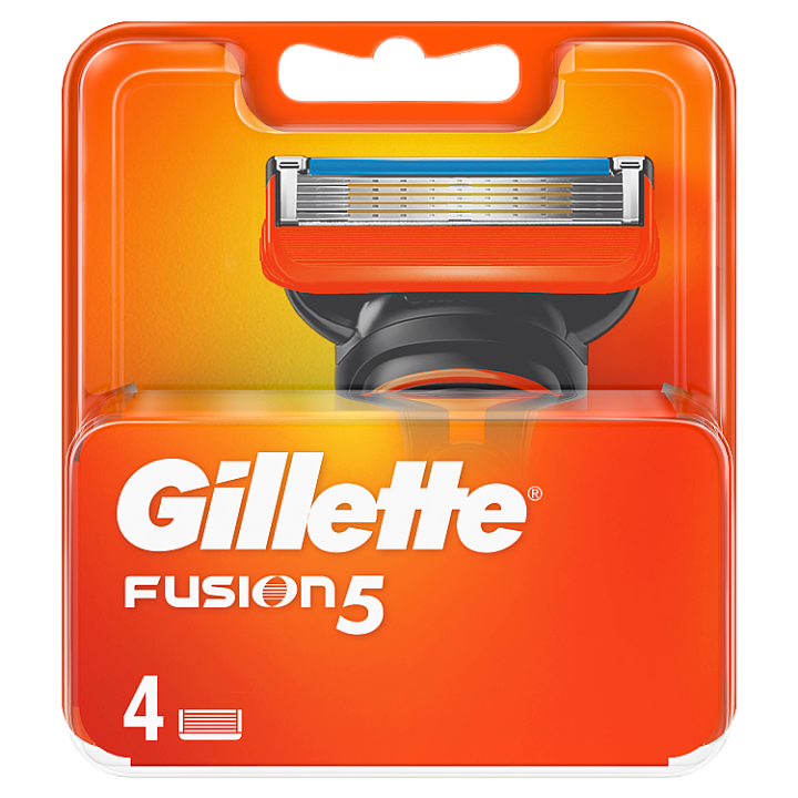 E-shop Gillette Fusion5 Pánská Náhradní Holicí Hlavice, 4 ks