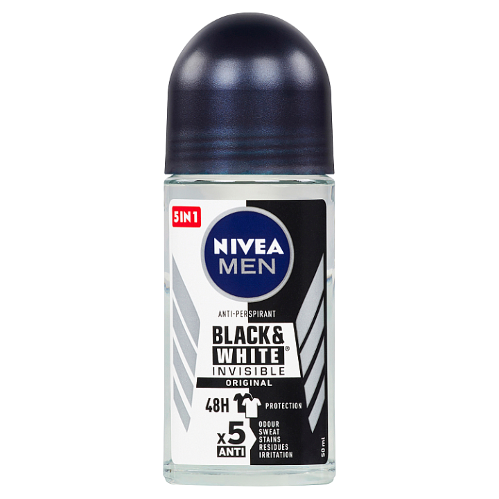 E-shop Nivea Men Black & White Invisible Original Kuličkový antiperspirant 50ml