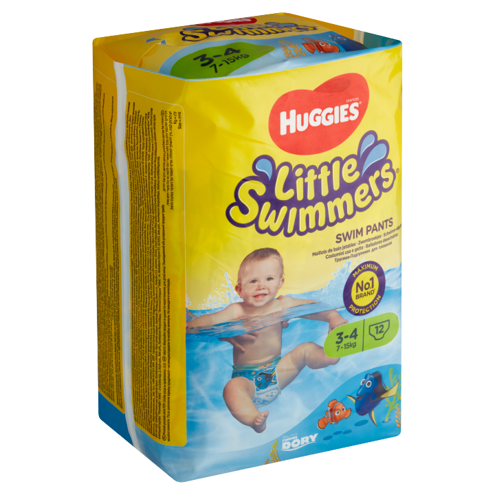 E-shop Huggies Little Swimmers Natahovací plenky na plavání 3-4 12 ks